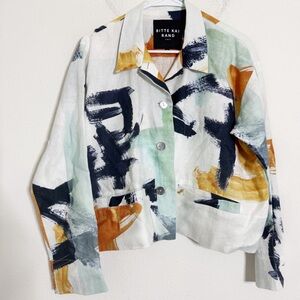Bitte Kai Rand abstract button down jacket